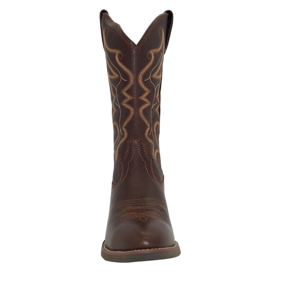 Men'S Stampede Square Toe Western Boots - Ee Width In Brown - Picture 3 of 4